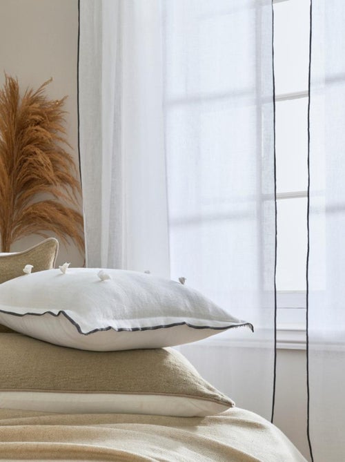 Cortina de pantalla en lino 100% - Kiabi