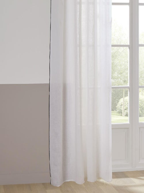 Cortina de pantalla en lino 100% - Kiabi