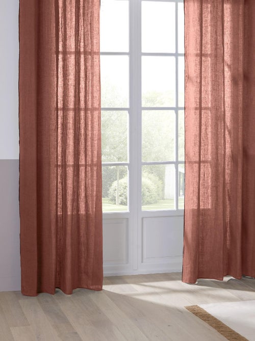 Cortina de pantalla en lino 100% - Kiabi