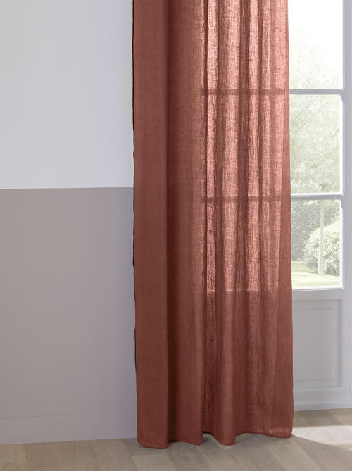 Cortina de pantalla en lino 100% - Kiabi