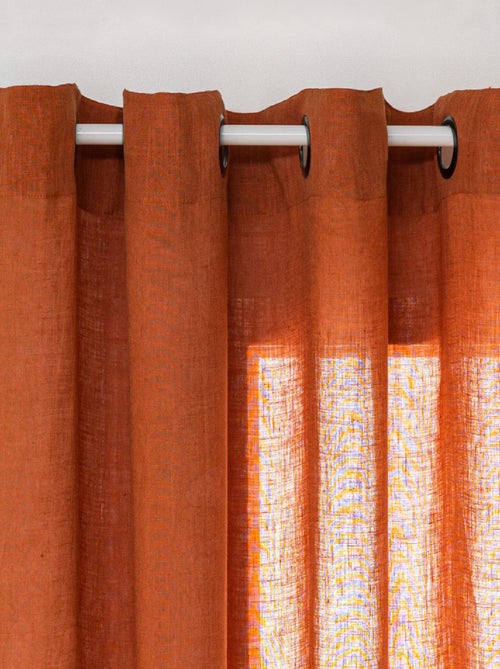 Cortina de pantalla en lino 100% - Kiabi