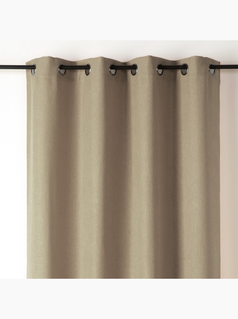 Cortina de pantalla flameada Taupe - Kiabi