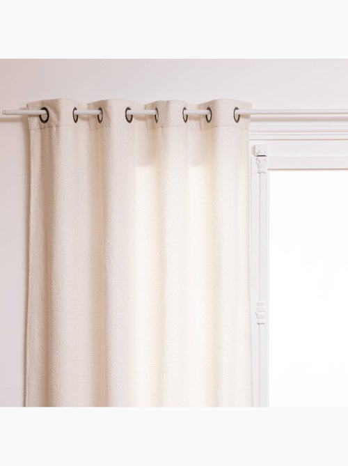 Cortina de piel sintética jaiko 140x260cm blanca - Kiabi Cortina de piel sintética jaiko 140x260cm blanca - Kiabi