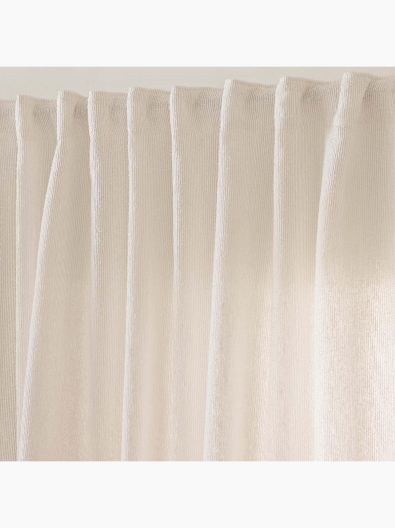 Cortina de poliéster cody douceur d'intérieur Beige - Kiabi