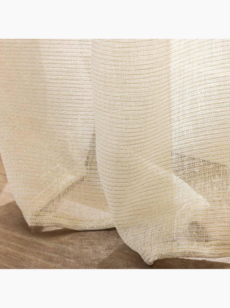 Cortina de poliéster sunline douceur d'intérieur Blanco - Kiabi