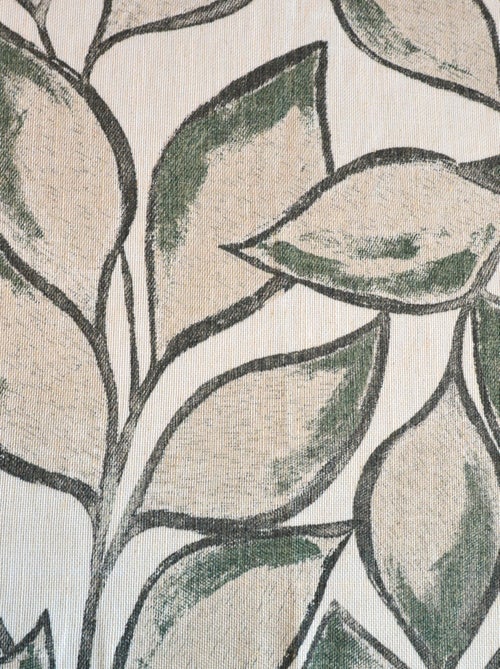 Cortina de polilina con estampado de hojas de acuarela - Kiabi