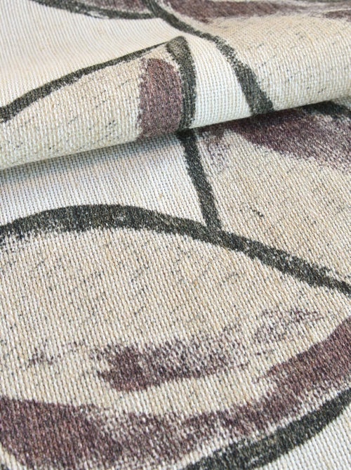 Cortina de polilina con estampado de hojas de acuarela - Kiabi