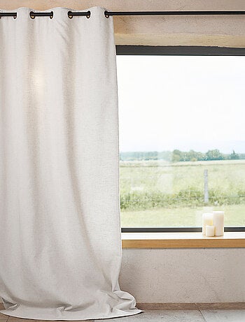 Cortina de polilina con ojales