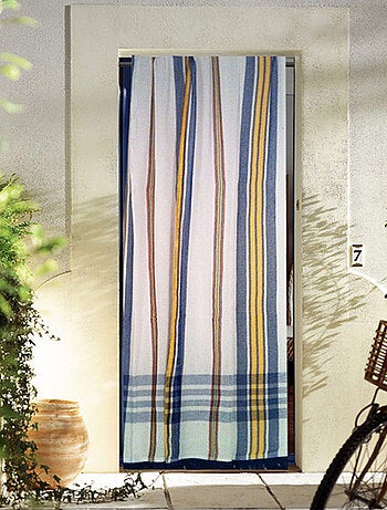 Cortina de puerta “marsellesa” a rayas de antaño