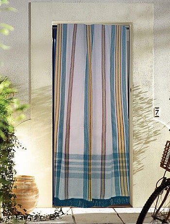 Cortina de puerta “marsellesa” a rayas de antaño