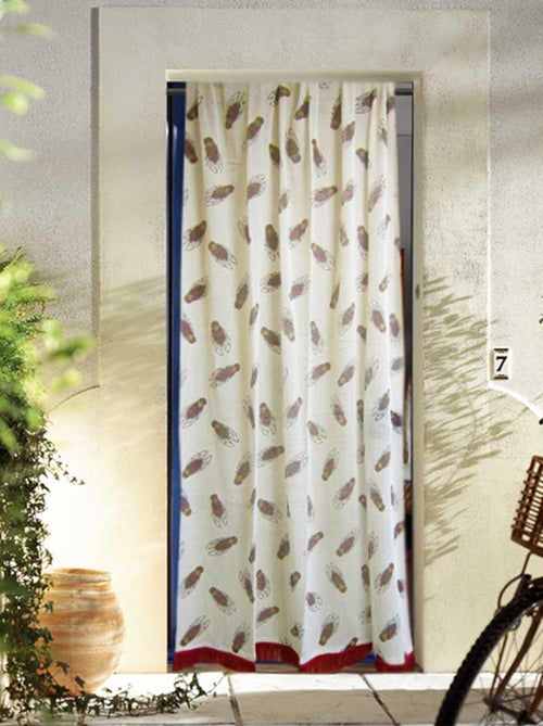 Cortina de puerta “marsellesa” espíritu provenzal - Kiabi