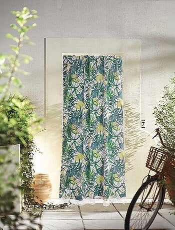 Cortina de puerta “marsellesa” estampada selva