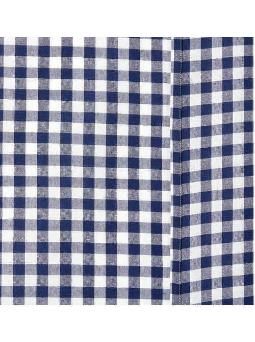 Cortina de ranuras 260x140cm guinga azul marino - Kiabi Cortina de ranuras 260x140cm guinga azul marino - Kiabi
