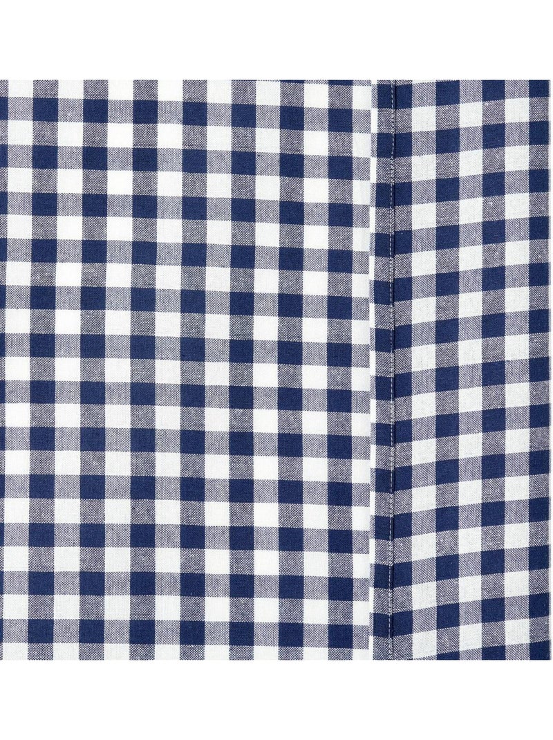 Cortina de ranuras 260x140cm guinga azul marino Azul marino - Kiabi