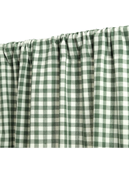 Cortina de ranuras 260x140cm guinga verde - Kiabi Cortina de ranuras 260x140cm guinga verde - Kiabi