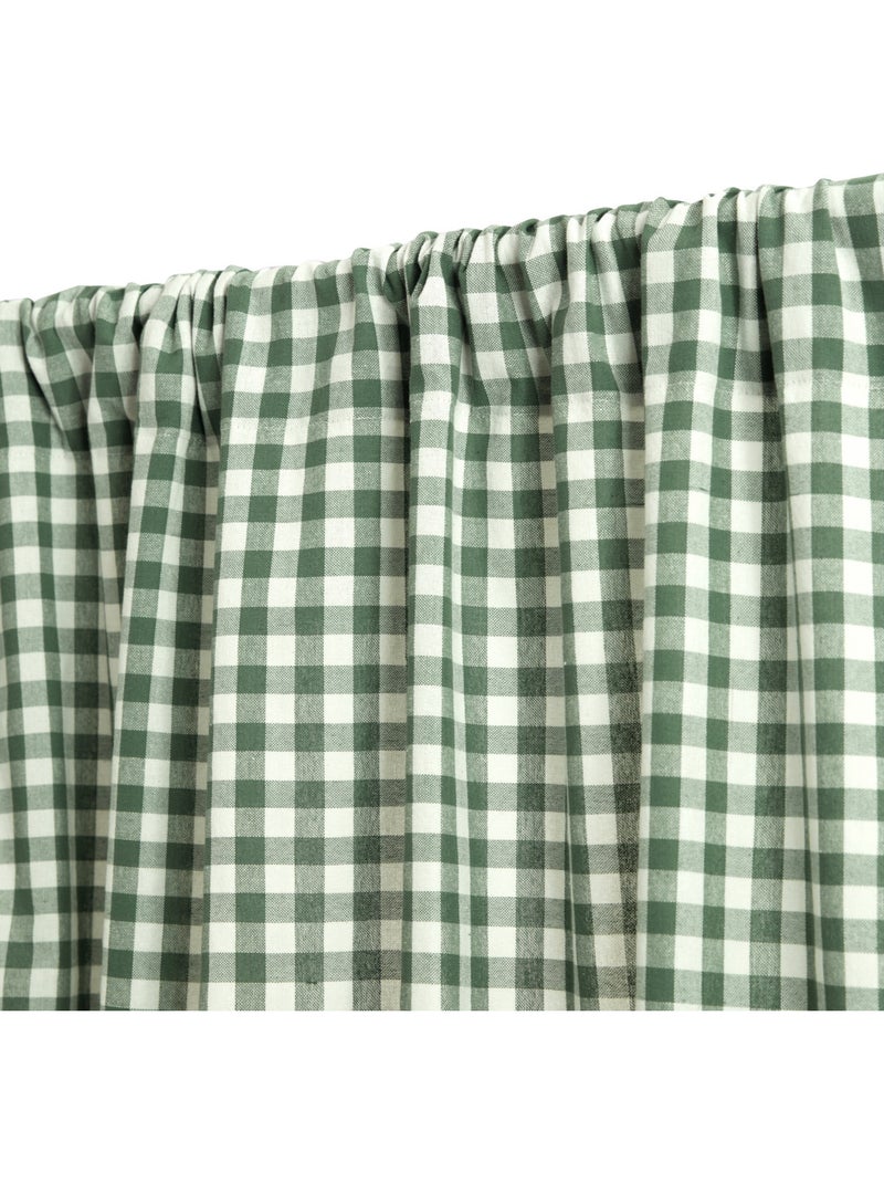 Cortina de ranuras 260x140cm guinga verde Verde - Kiabi