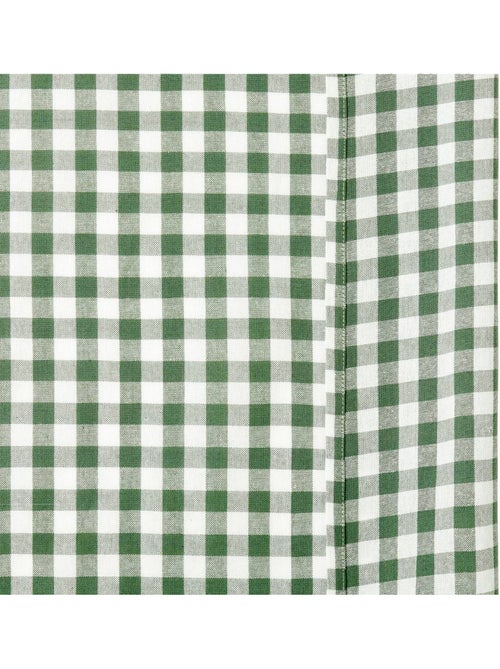 Cortina de ranuras 260x140cm guinga verde - Kiabi Cortina de ranuras 260x140cm guinga verde - Kiabi