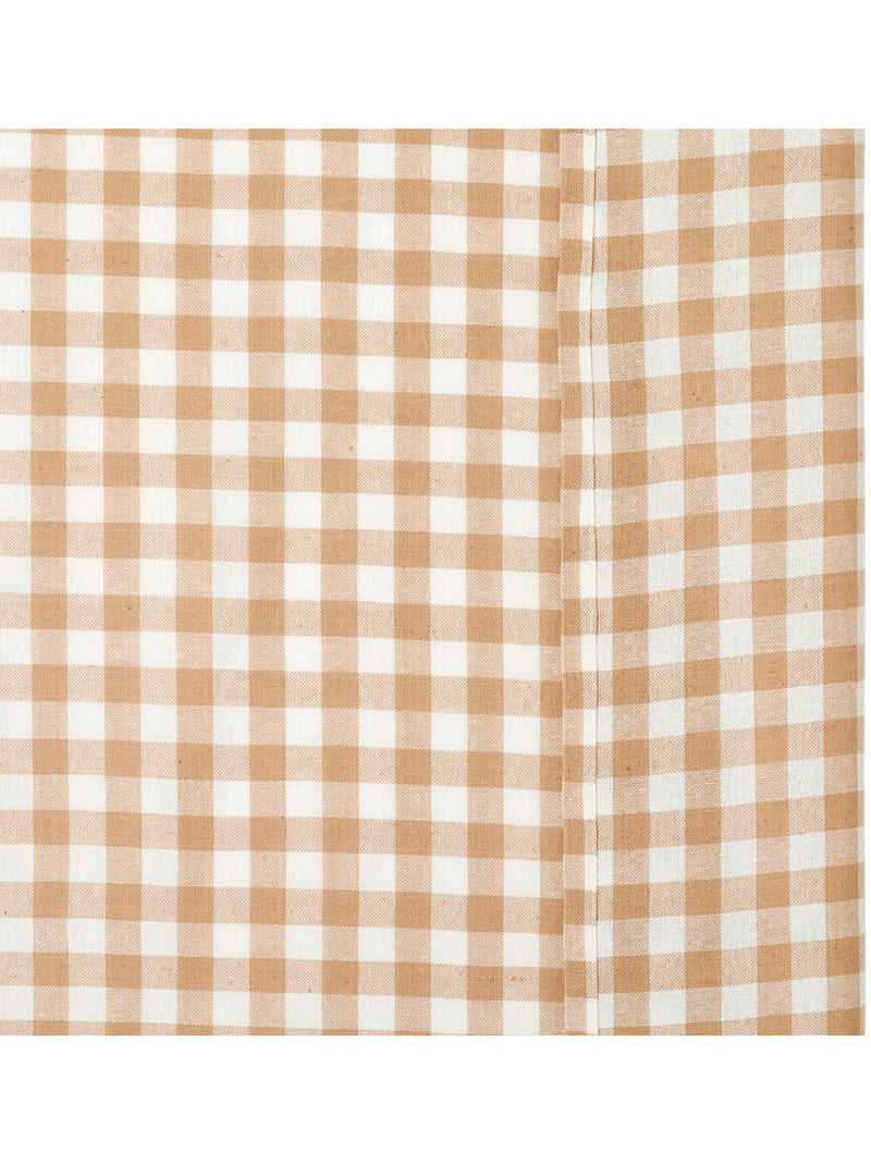 Cortina de ranuras 260x140cm lino beige guinga Verdín - Kiabi