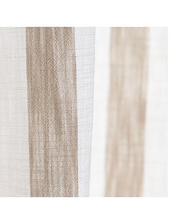 Cortina de rayas anchas 100% algodón LOURMARIN