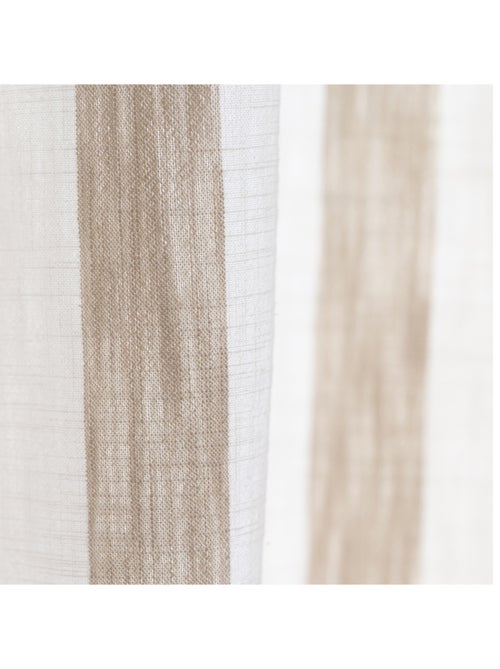 Cortina de rayas anchas 100% algodón LOURMARIN - Kiabi