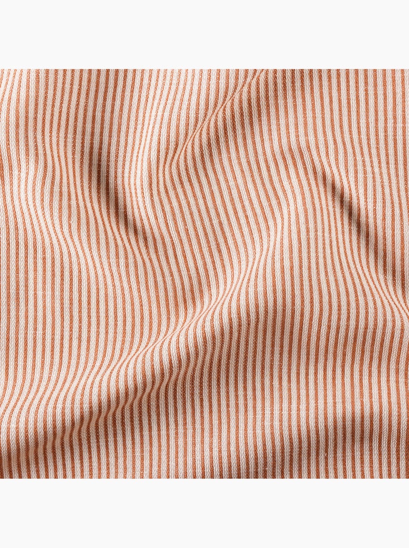 Cortina de rejilla a rayas Naranja mandarina - Kiabi
