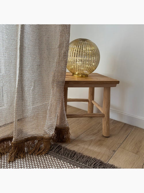 Cortina de rejilla con tejido de nido de abeja - Kiabi