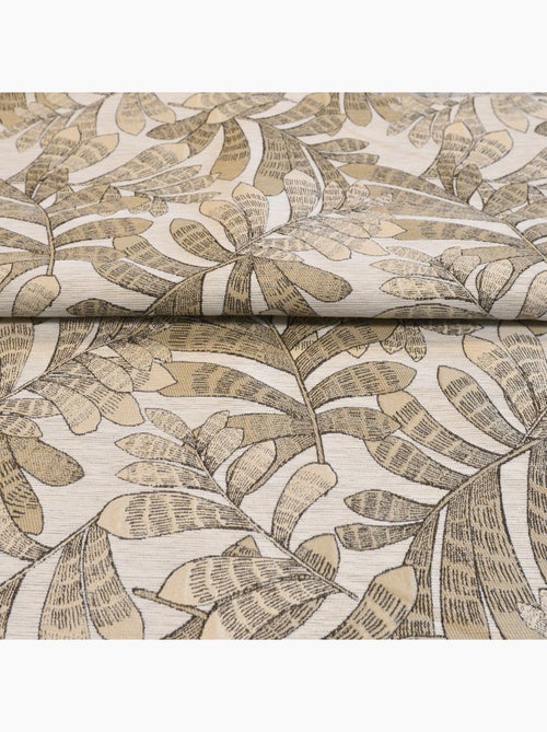 Cortina de screen jacquard con motivos vegetales - Kiabi