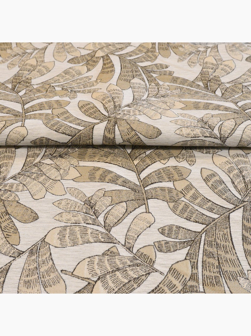 Cortina de screen jacquard con motivos vegetales Madera natural - Kiabi