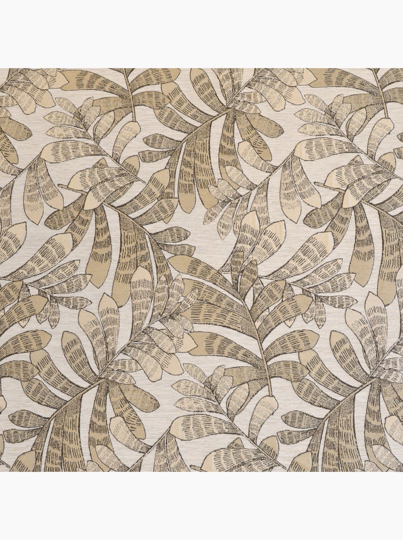 Cortina de screen jacquard con motivos vegetales Madera natural - Kiabi