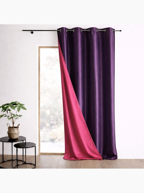 Cortina de tafetán reversible para muebles - Kiabi