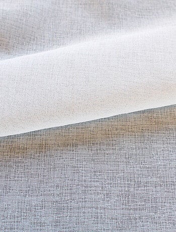 Cortina de tamiz con trenza fruncida