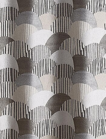 Cortina de tapicería de jacquard redondeado