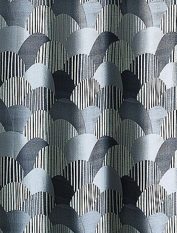 Cortina de tapicería de jacquard redondeado