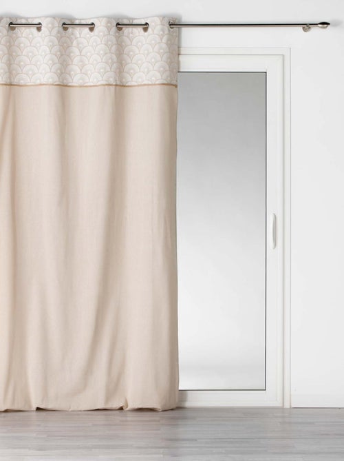 Cortina de tapicería decoración estampada - Kiabi