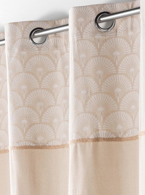 Cortina de tapicería decoración estampada - Kiabi