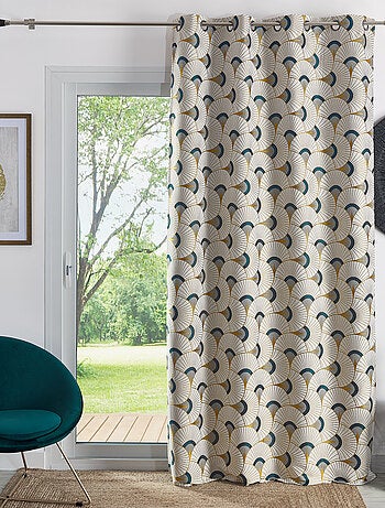 Cortina de tapicería jacquard