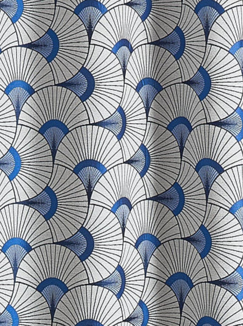 Cortina de tapicería jacquard Azul - Kiabi