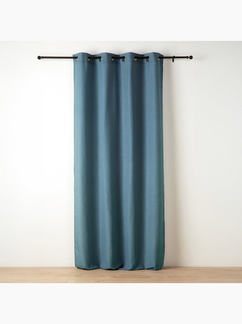 Cortina de tela metálica con textura - Kiabi