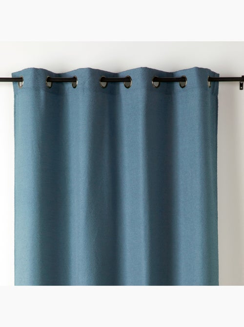 Cortina de tela metálica con textura - Kiabi