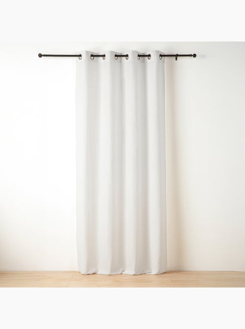 Cortina de tela metálica con textura - Kiabi