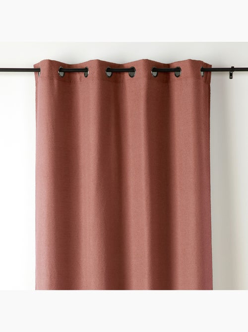 Cortina de tela metálica con textura - Kiabi