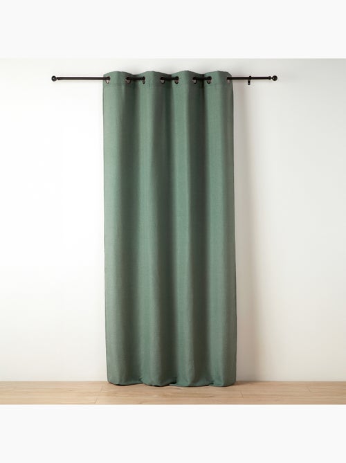 Cortina de tela metálica con textura - Kiabi