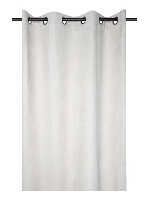 Cortina de Terciopelo Canelado - Kiabi