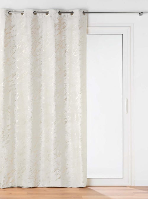 Cortina de terciopelo estampado - Kiabi