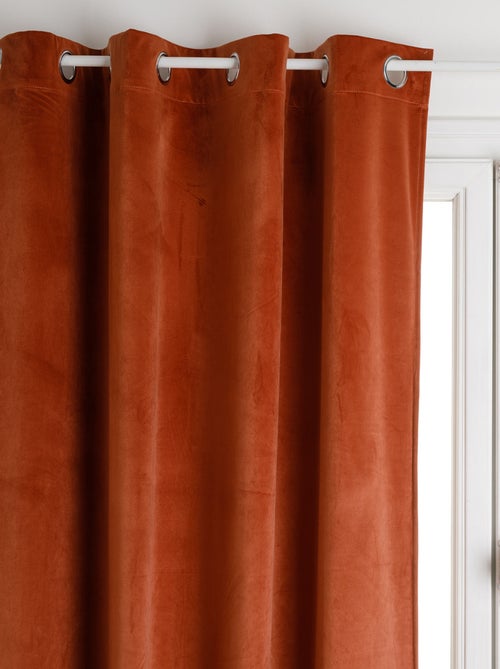 Cortina de terciopelo opaca - Kiabi