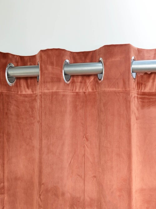 Cortina de terciopelo opaca - Kiabi