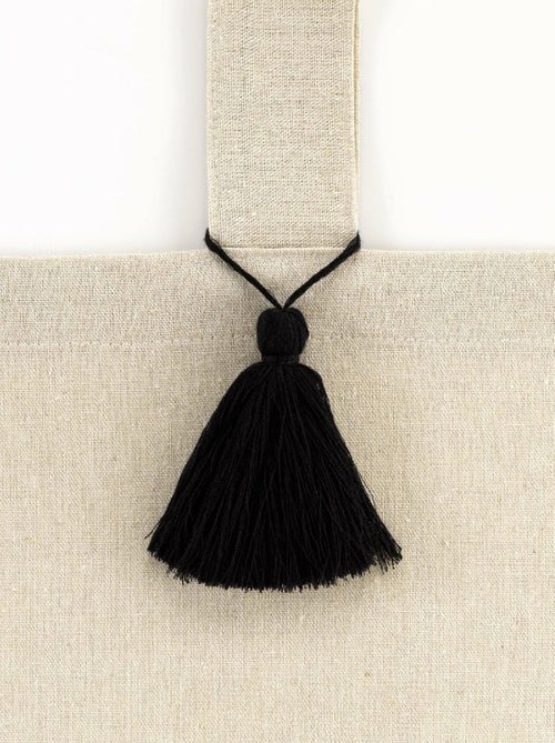 Cortina de una pieza con borlas - Kiabi