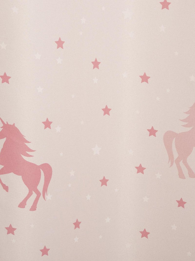 Cortina de unicornio fosforescente Rosa claro - Kiabi