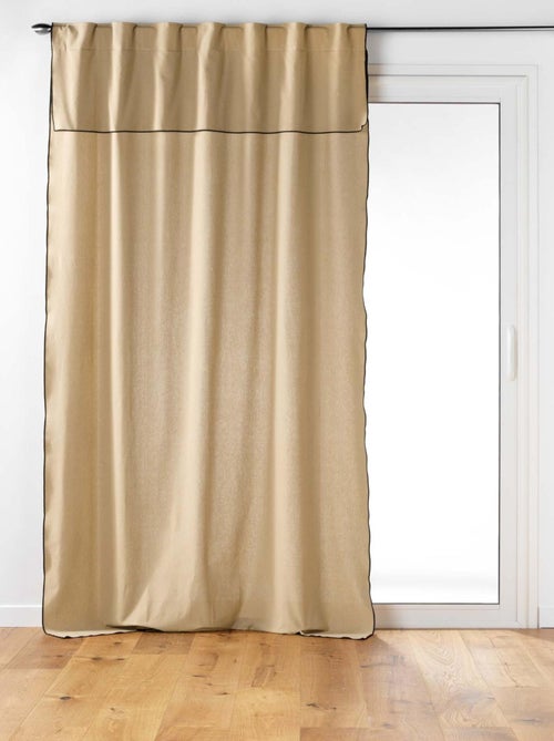 Cortina de visillo con lazos ocultos - Kiabi