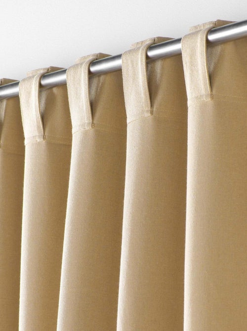 Cortina de visillo con lazos ocultos - Kiabi